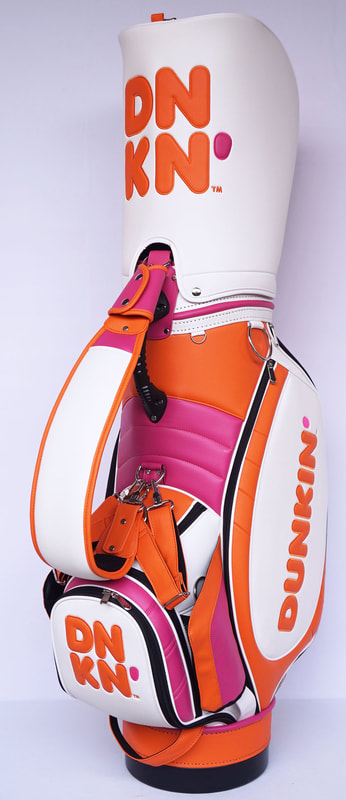 Custom Dunkin logo Golf Bag