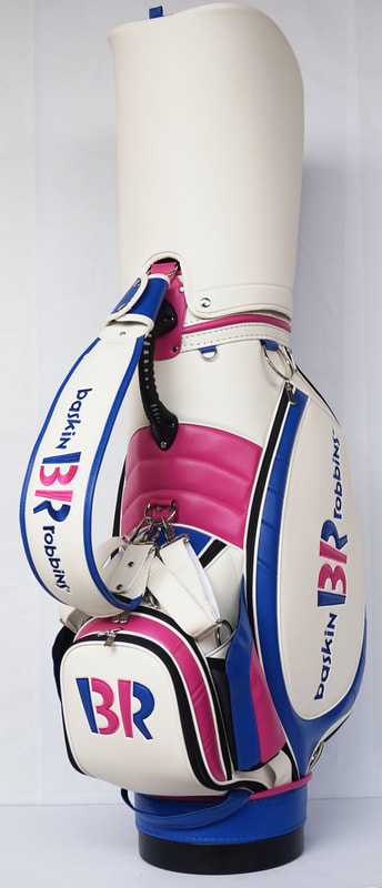 Custom Baskin Robbins logo Golf Bag